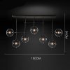 7 lights black