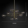 8 lights gold