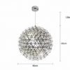 Round 60cm 92 bulb