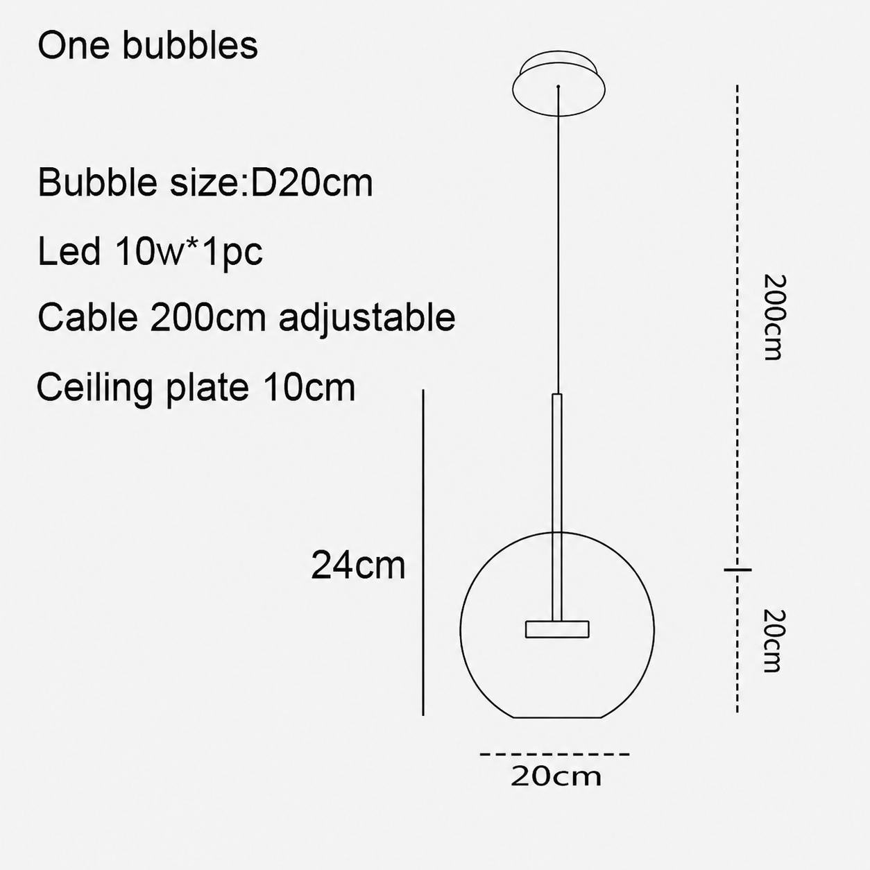 1 bubble small