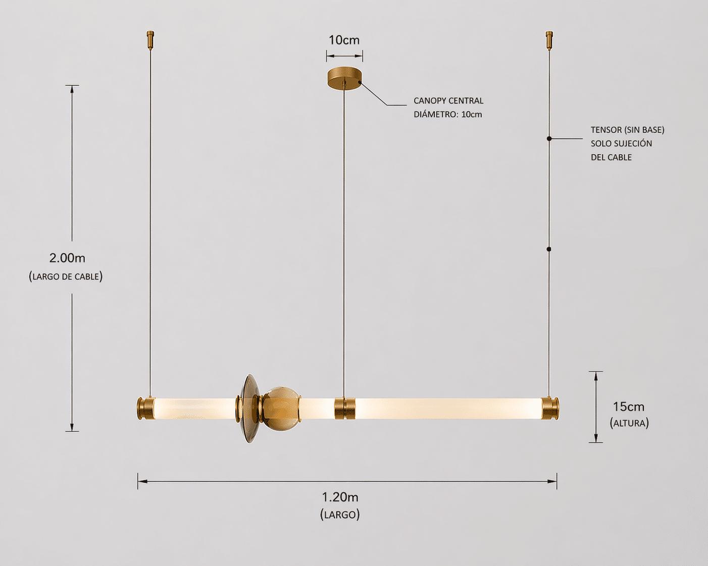 A 120cm length
